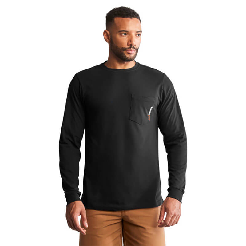 TB0A1HVN - Timberland Pro Men's Base Plate Blended Long - Sleeve T-Shirt
