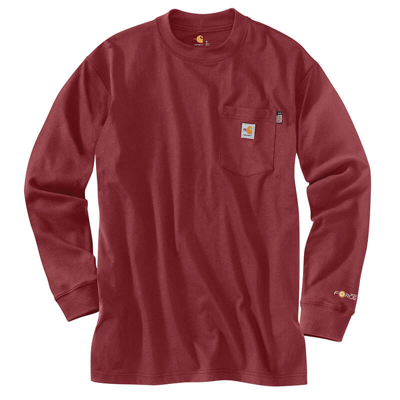 100235 - Carhartt Flame-Resistant Force Cotton Long-Sleeve T-Shirt