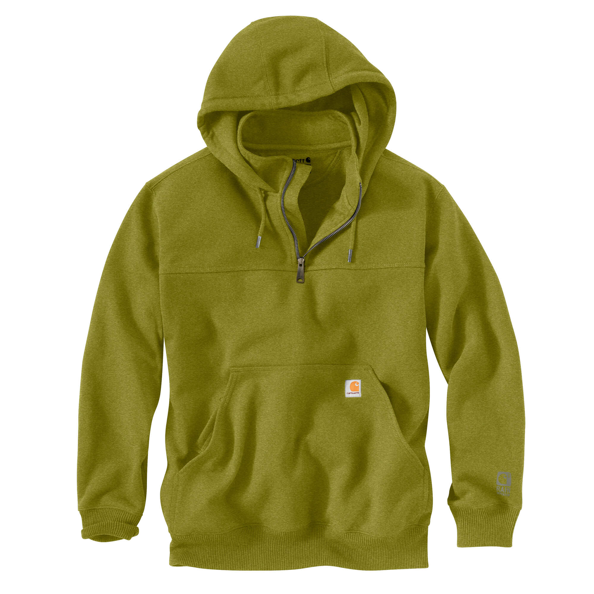 Carhartt Men s Rain Defender Loose Fit Heavyweight Quarter Zip Sweatshirt Dill Heather Small