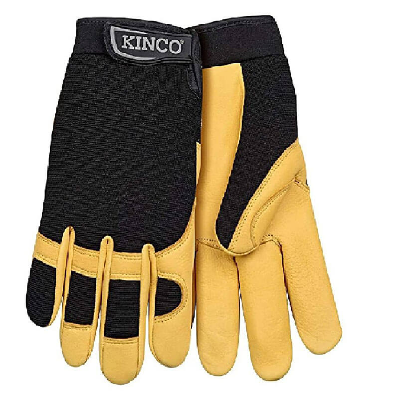101 - Kinco Pro Grain Deerskin & Synthetic Hybrid with Pull-Strap