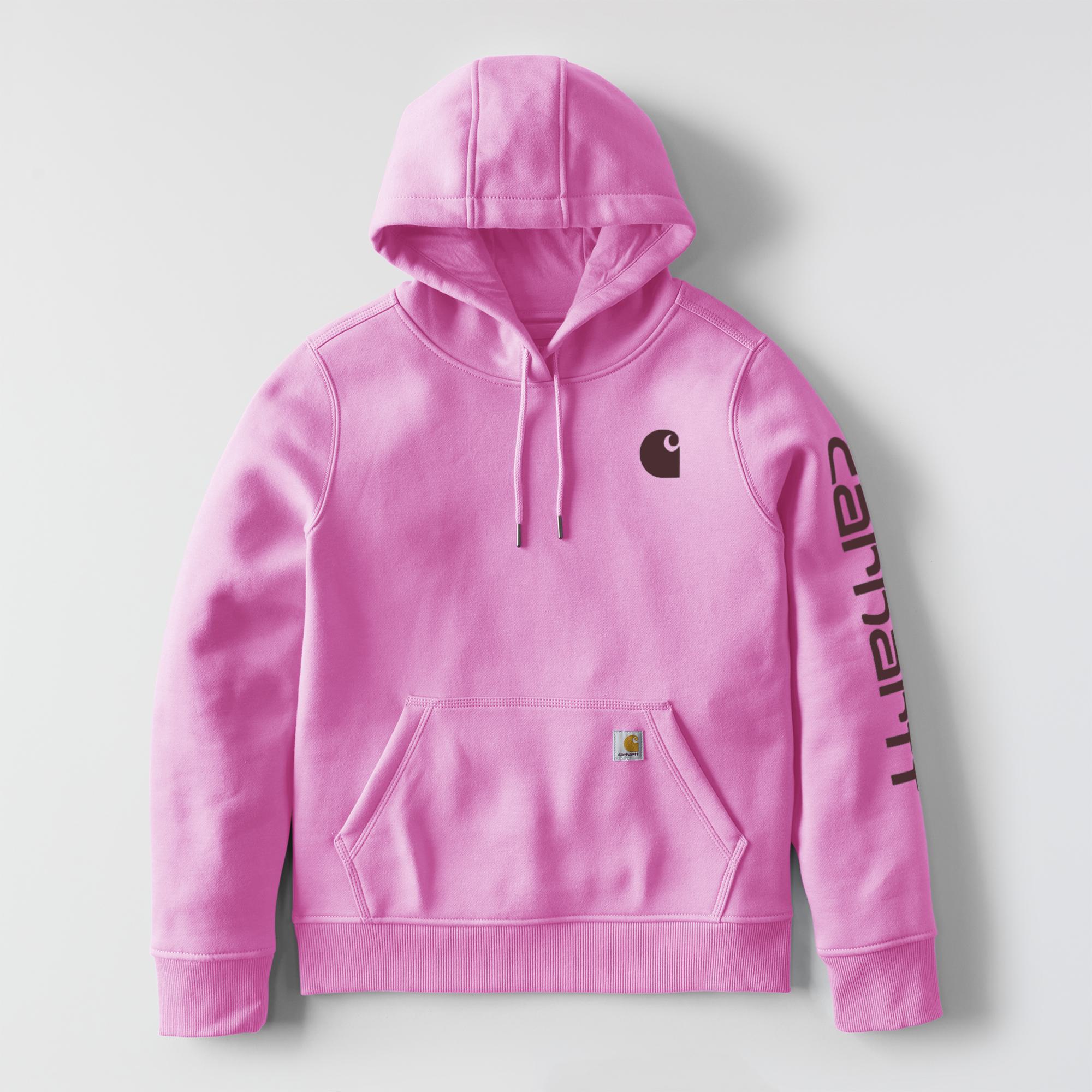 102791 - Carhartt Women's Clarksburg Sleeve Logo Hooded Sweatshirt