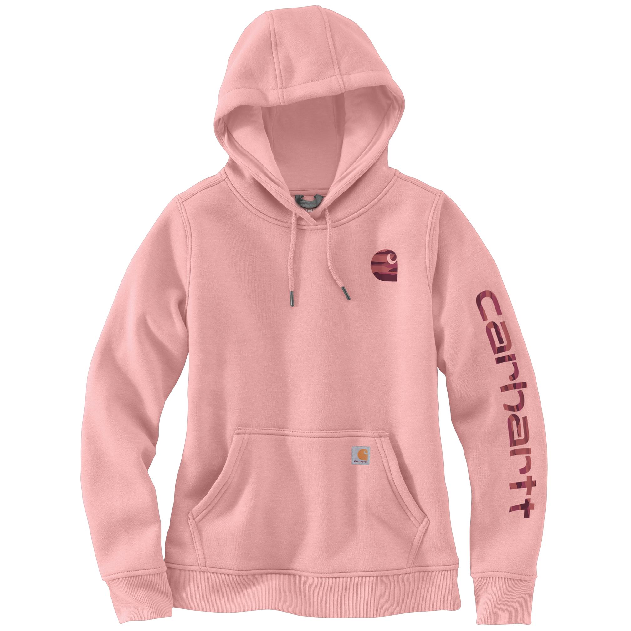 102791 - Carhartt Women's Clarksburg Sleeve Logo Hooded Sweatshirt