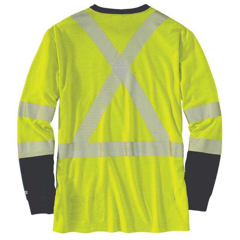 102905 - Flame-Resistant High-Visibility Force Long-Sleeve T-Shirt -Class 3