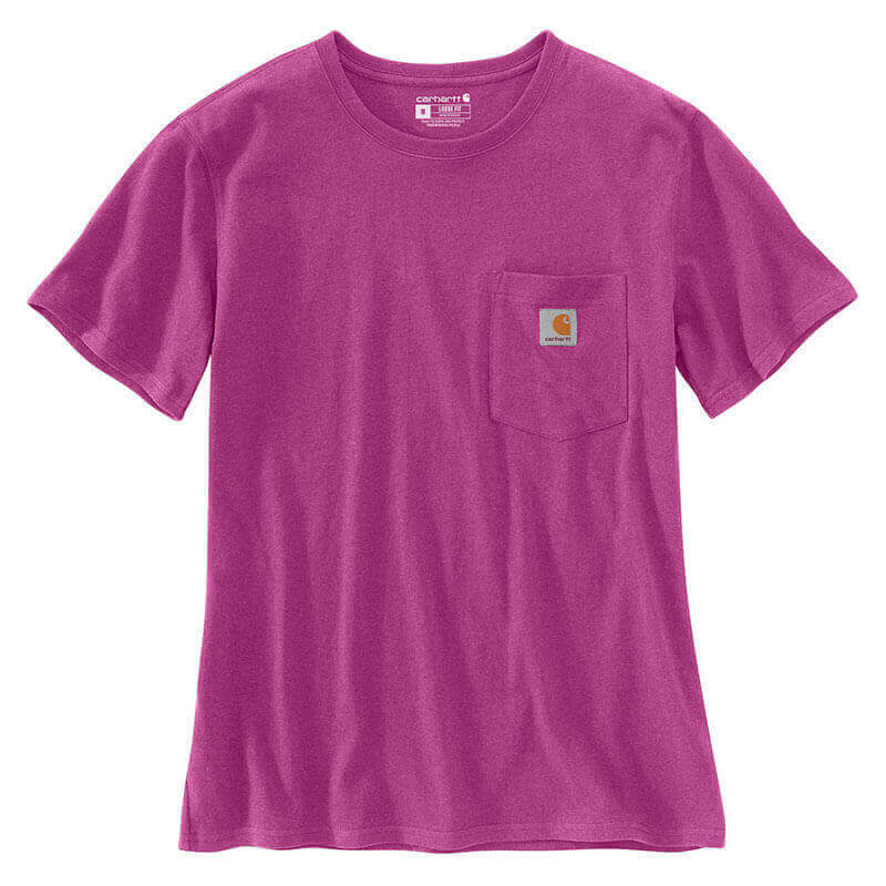 103067 - Carhartt Women's WK87 Workwear Pocket SS Tshirt