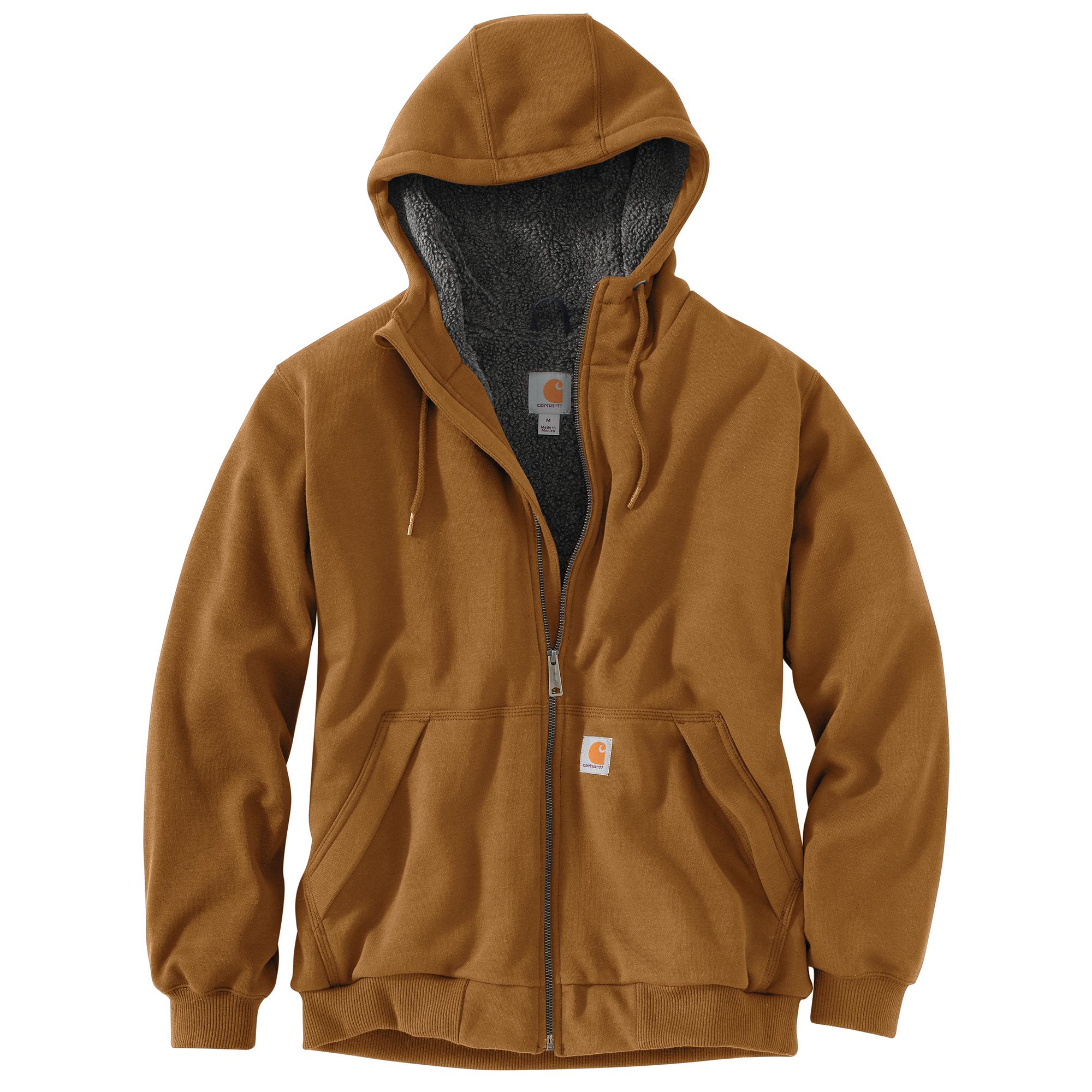 103308 - Carhartt Men's Rain Defender Relaxed Fit Midweight Lined Front-Zip Sweatshirt