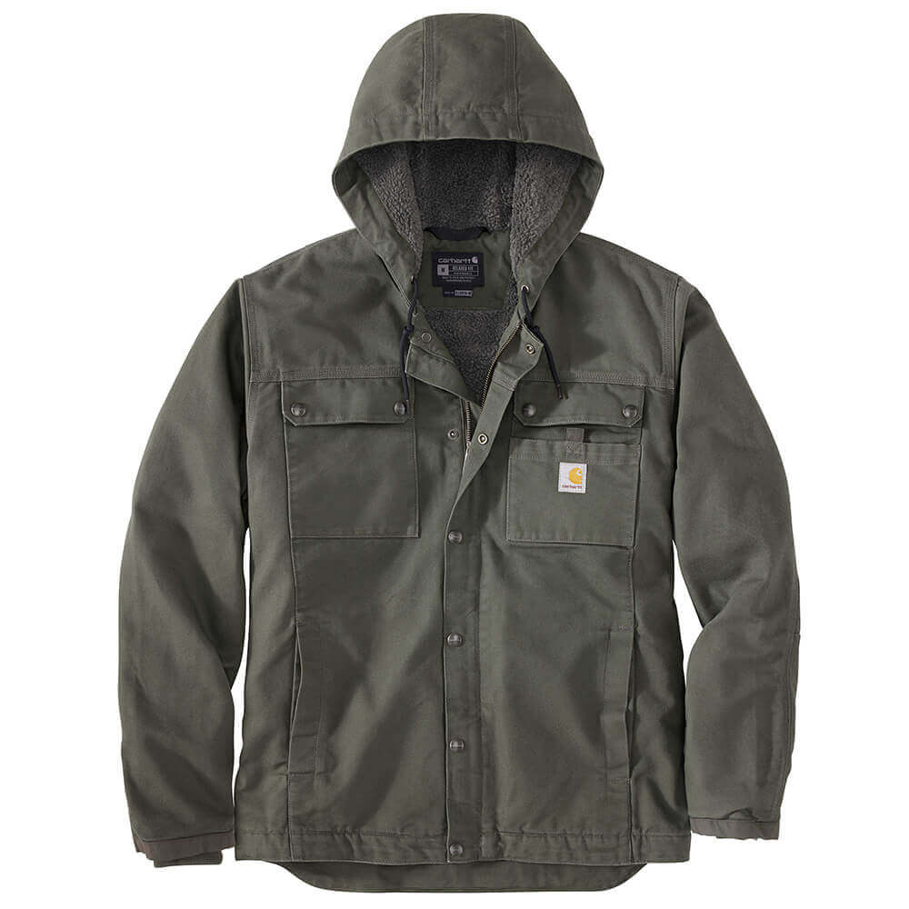 103826 Carhartt Men's Relaxed Fit Washed Duck Sherpa-Lined Utility J