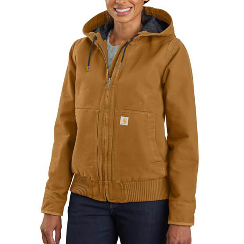 Carhartt Women's Washed Duck Active Jac Carhartt Brown