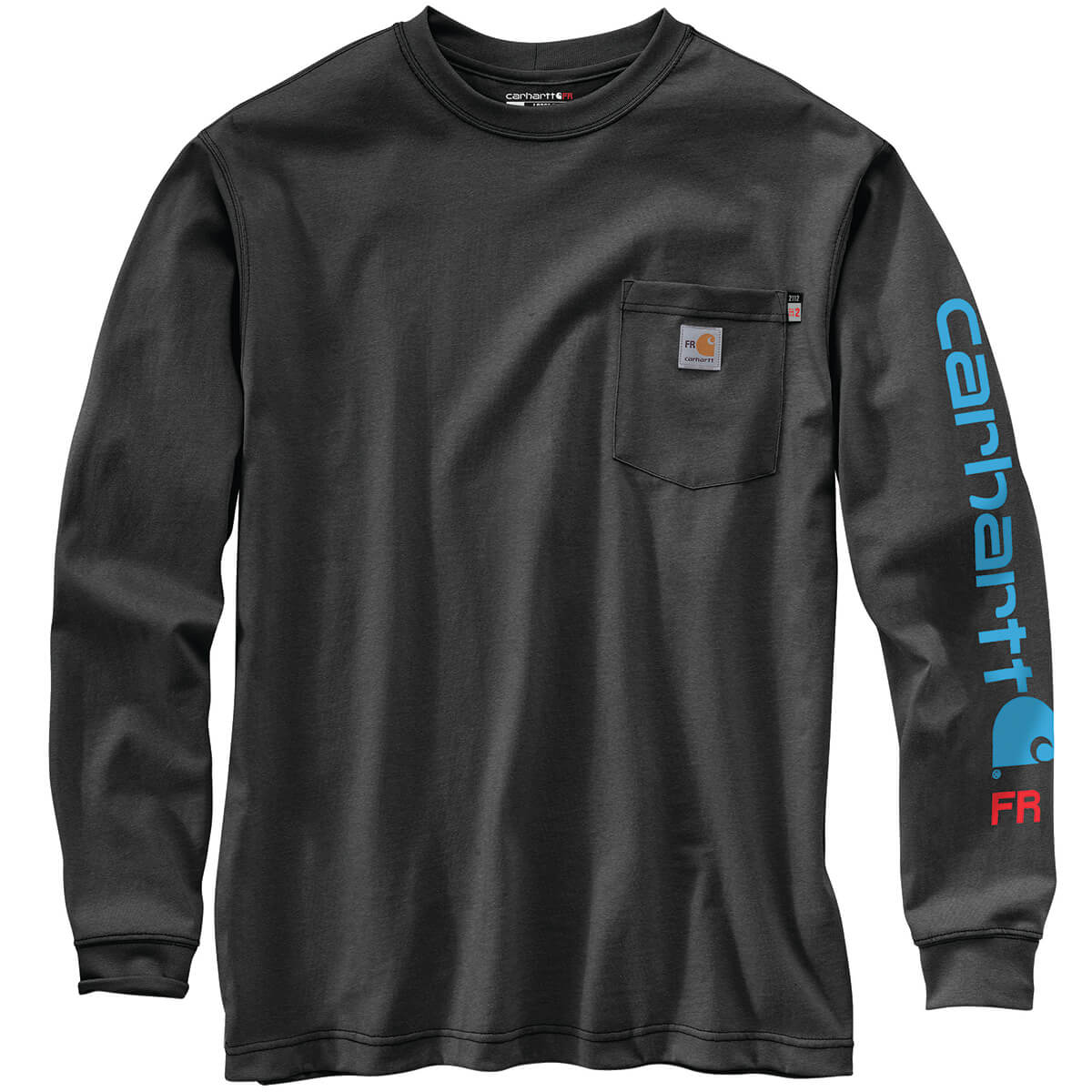 104130 - Carhartt Men's Flame Resistant Force® Org Fit Midweight Long-Sleeve Logo GraphicT-Shirt