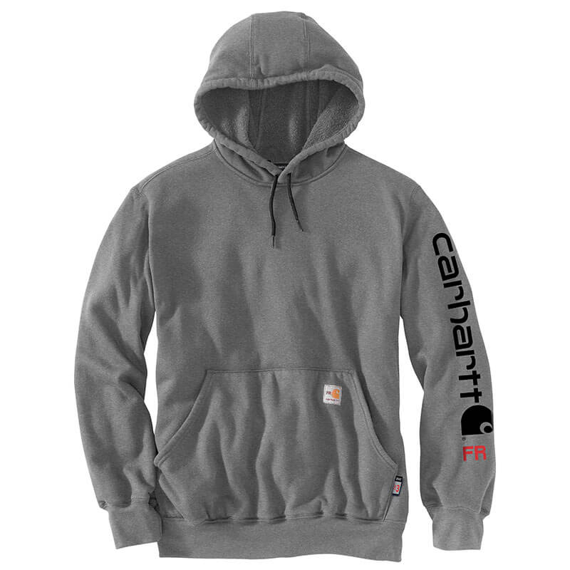 104505 - Carhartt Men's FR Force Original Fit Midweight Hooded Graphic Sweatshirt