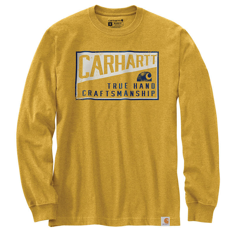 105059 - Carhartt Men's Relaxed Fit Heavyweight Long-Sleeve Craftsman Graphic
