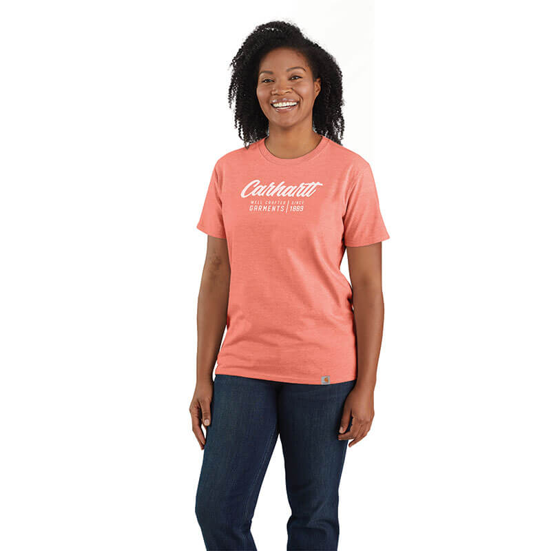 105262 - Carhartt Women's Loose Fit Heavyweight Short-Sleeve Crafted Graphic T-Shirt