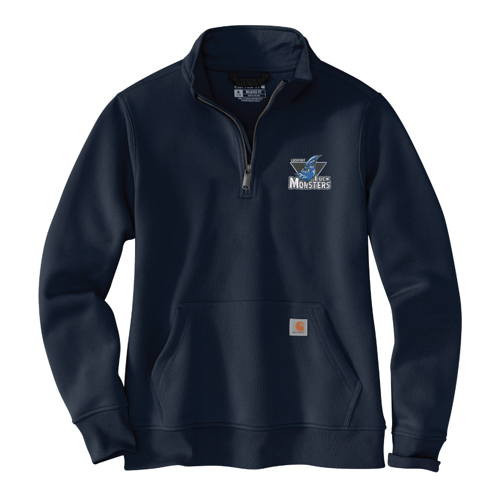 Lockport Lock Monsters - Carhartt® Women's Midweight 1/4-Zip Mock Neck Sweatshirt