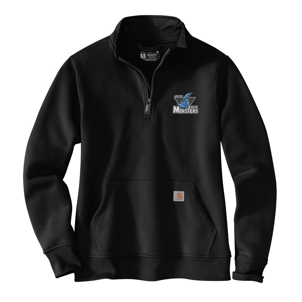 Lockport Lock Monsters - Carhartt® Women's Midweight 1/4-Zip Mock Neck Sweatshirt