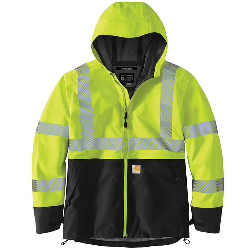 105300 - Carhartt Men's High-Visibility Storm Defender Loose Fit Lightweight Class 3 Jacket