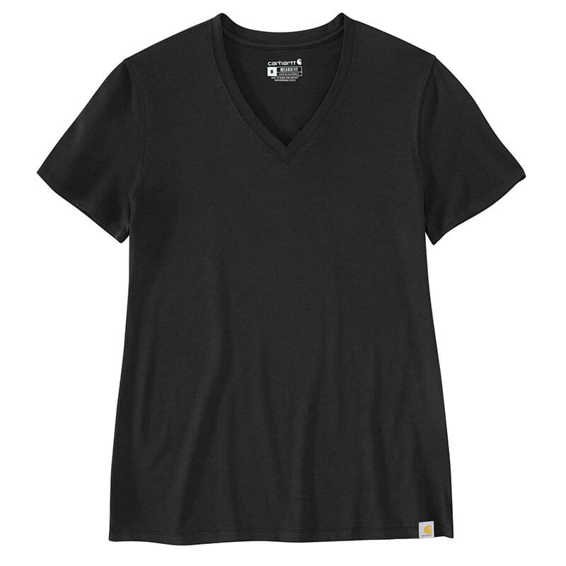 105739 - Carhartt Women's Relaxed Fit Lightweight Short-Sleeve V-Neck T-Shirt