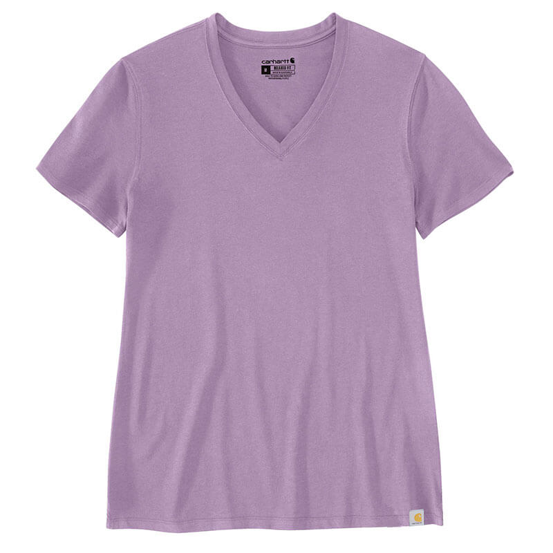 105739 - Carhartt Women's Relaxed Fit Lightweight Short-Sleeve V-Neck T-Shirt