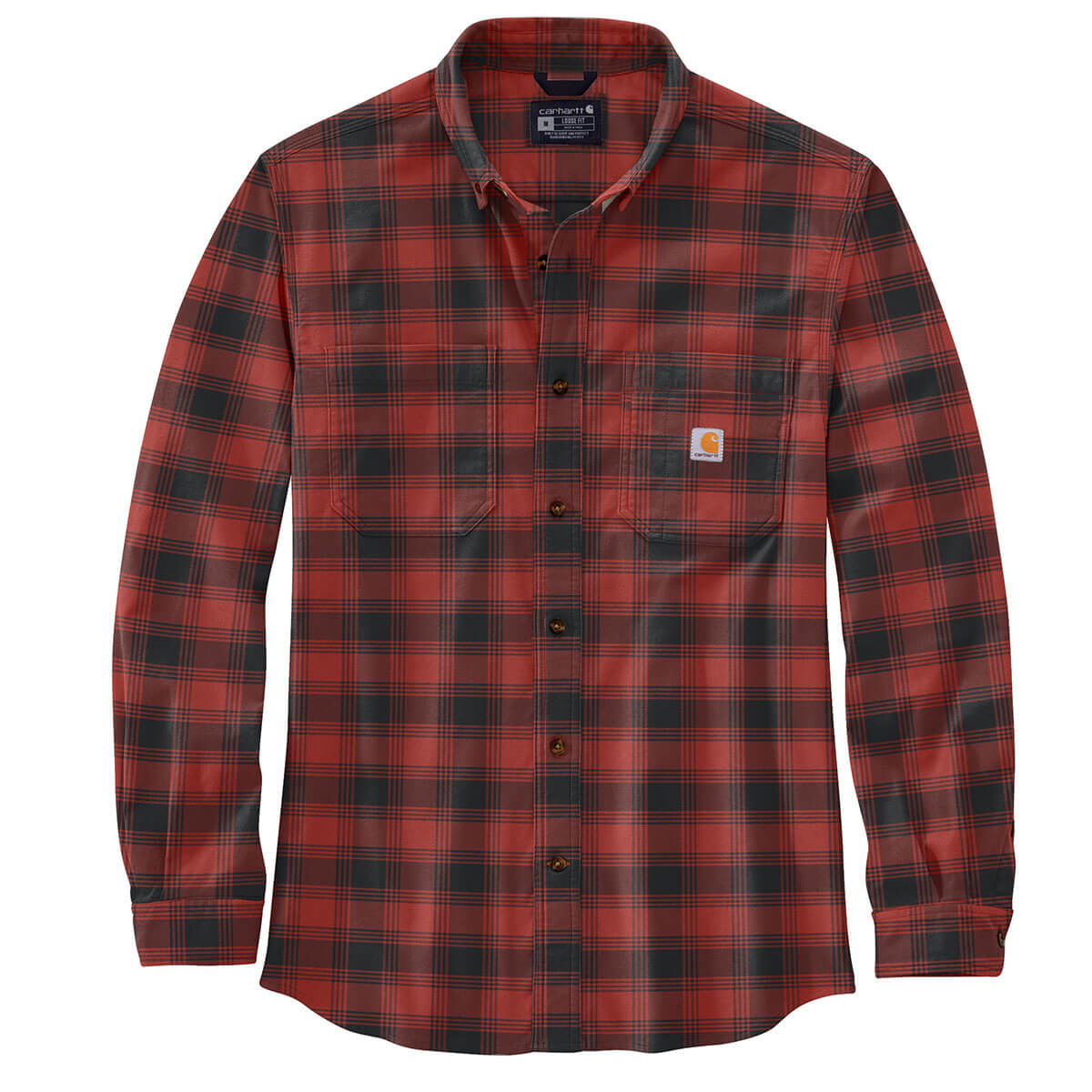 Carhartt 105945 Rugged Flex Relaxed Fit Plaid shirt