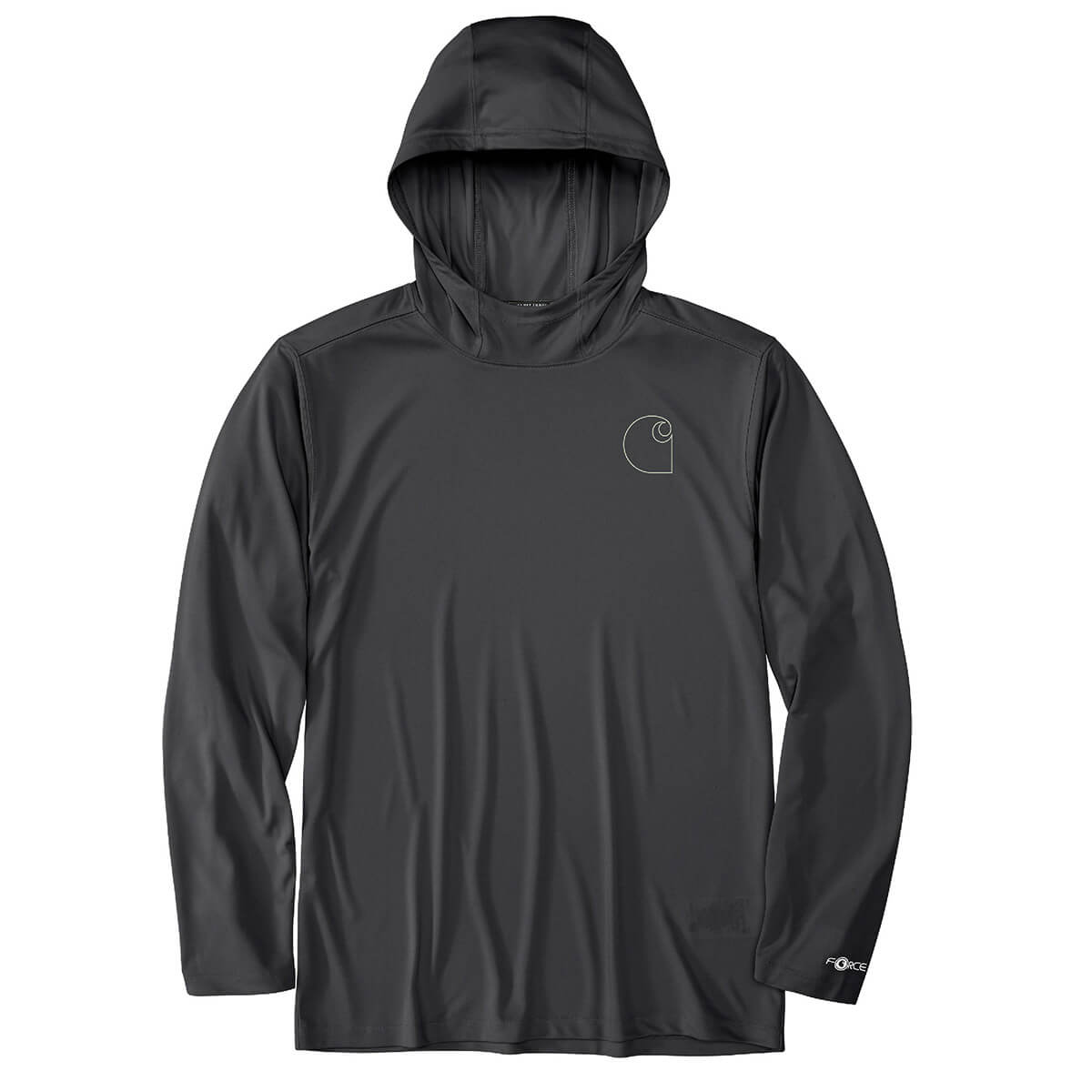 106165 - Carhartt Force Sun Defender™ Lightweight Long-Sleeve Hooded Logo Graphic T-Shirt