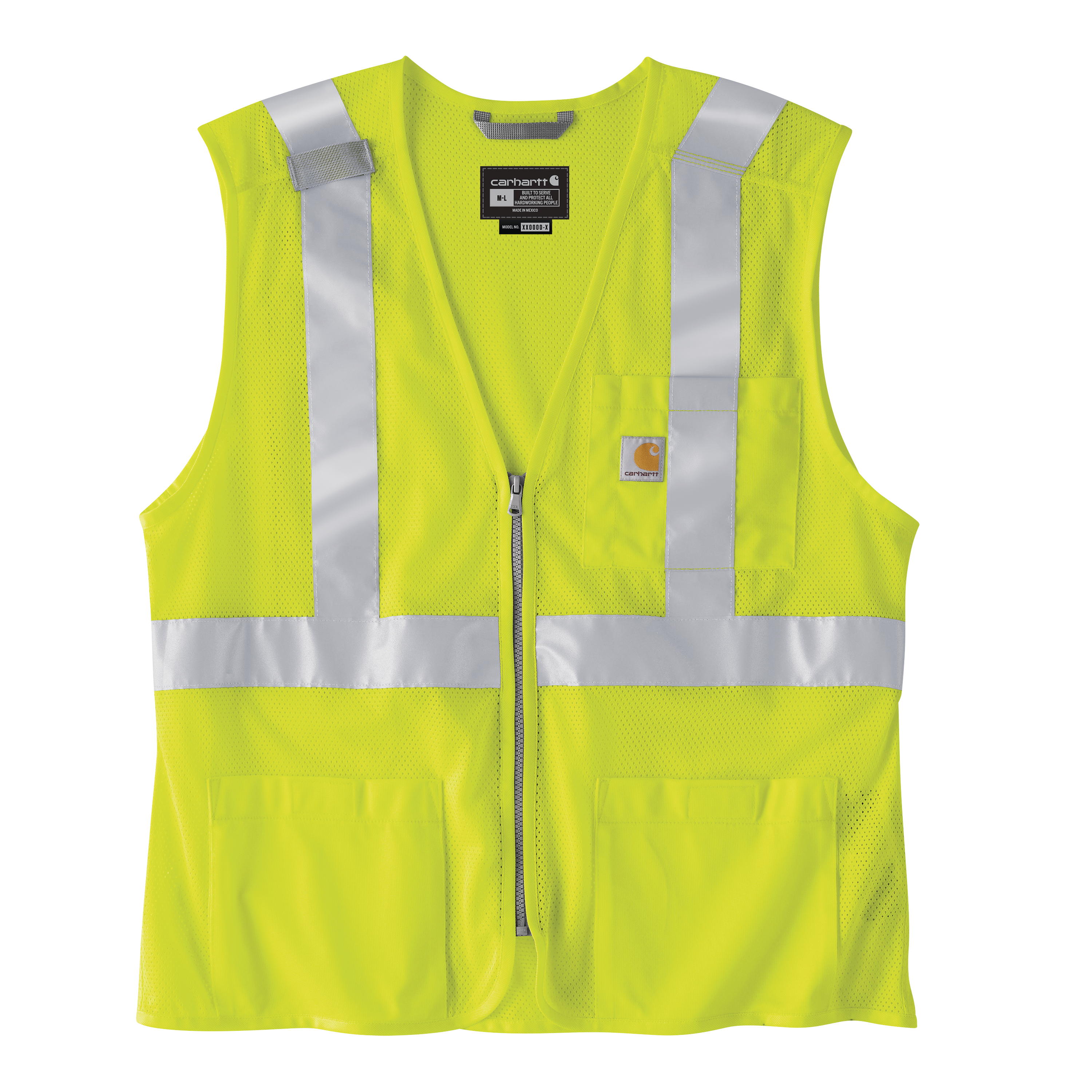 106171 - Carhartt High Visibility Mesh Multi-Pocket Class 2 Vest