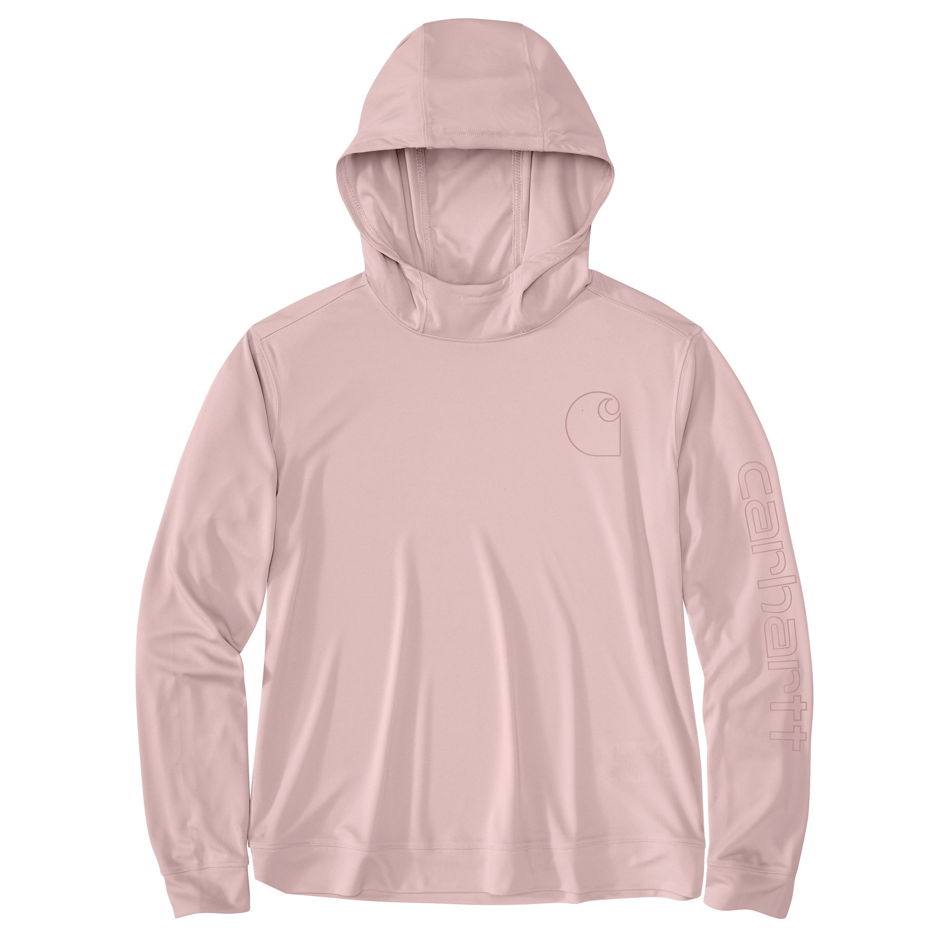 106236 - Carhartt Women's Sun Defender Relaxed Fit Lightweight Long-Sleeve Hooded Graphic T-Shirt