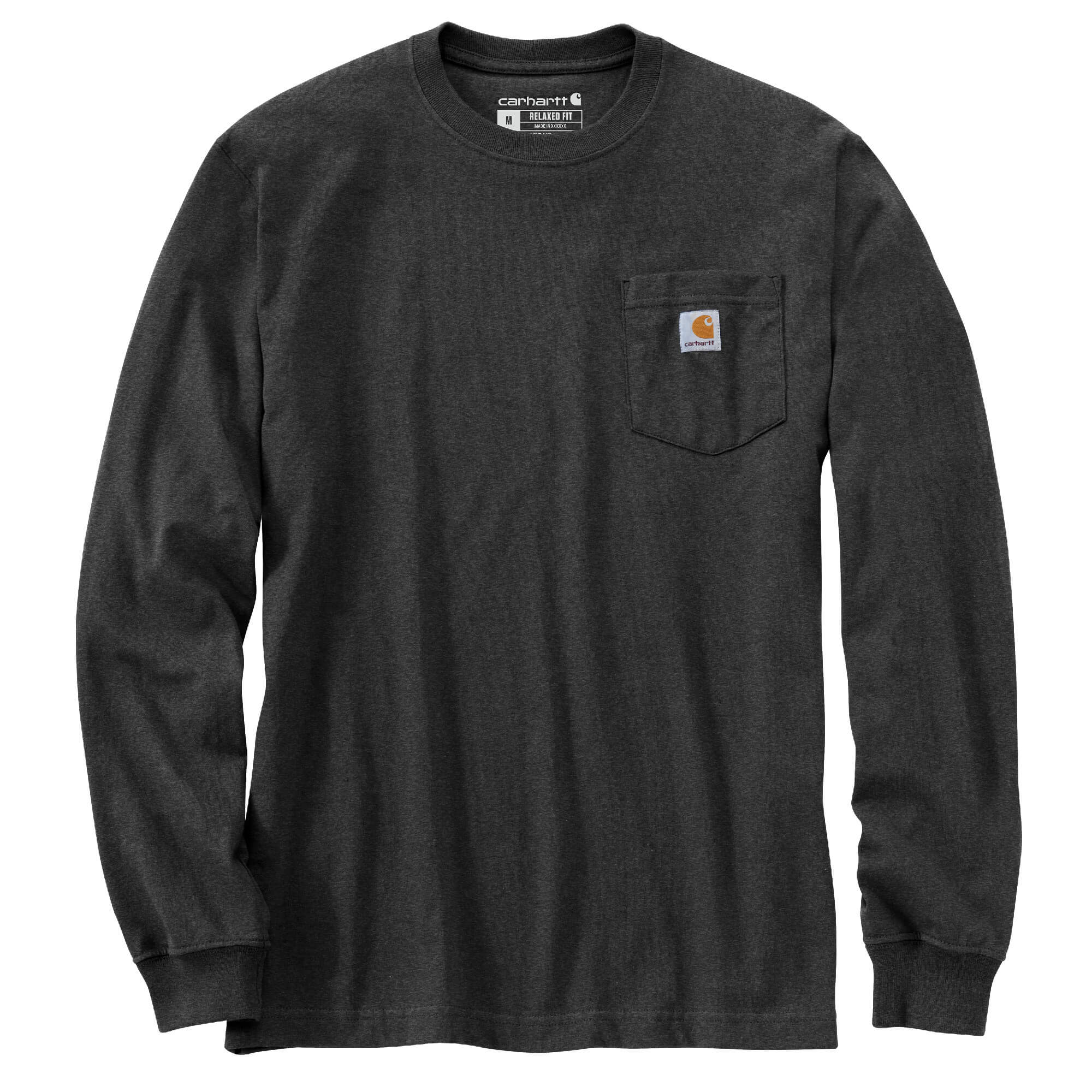 106363 - Carhartt Men's Relaxed Fit Heavyweight Long-Sleeve Pocket C Grpahic T-Shirt
