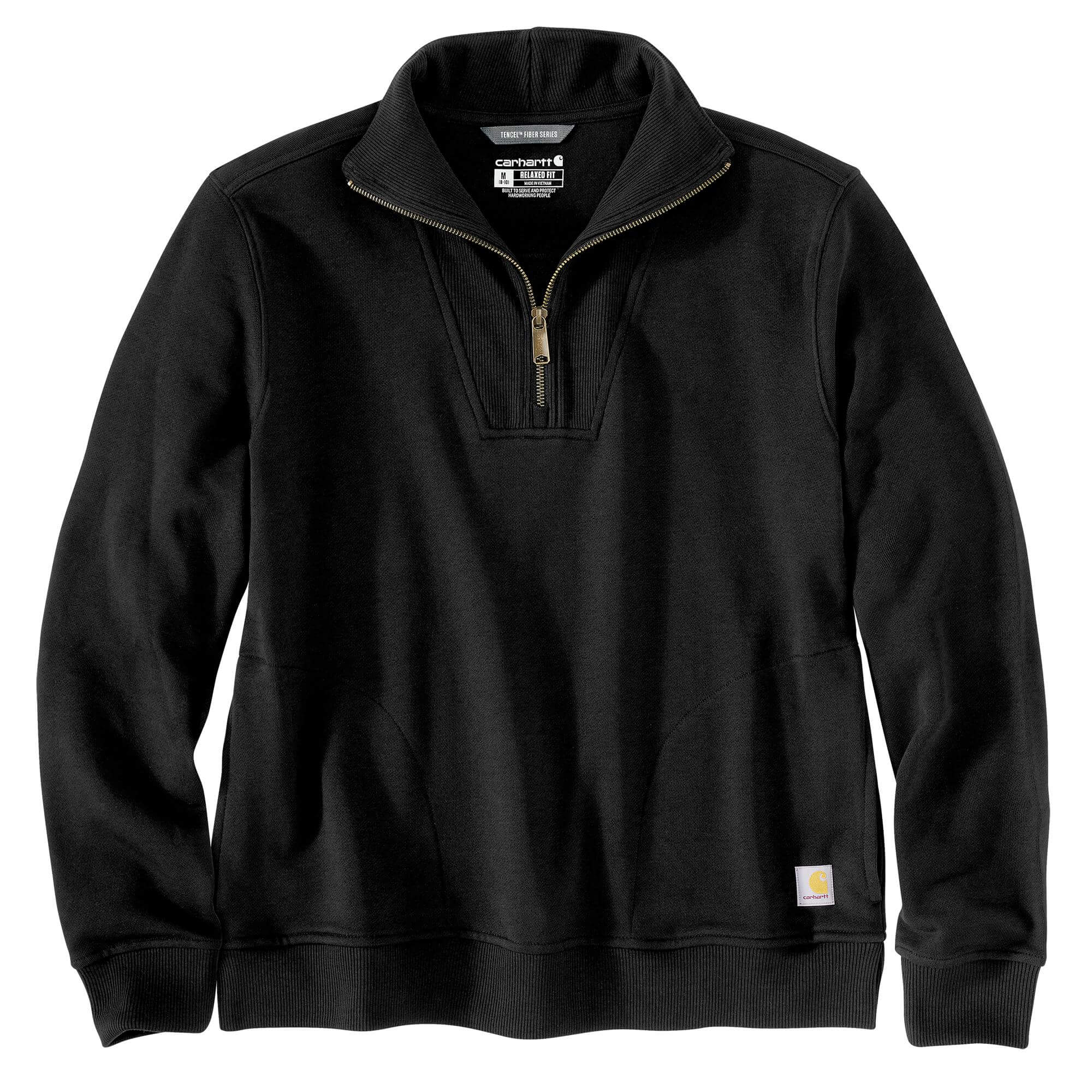 106451 - Carhartt Women's TENCEL™ Fiber Series Relaxed Fit Half-Zip Sweatshirt