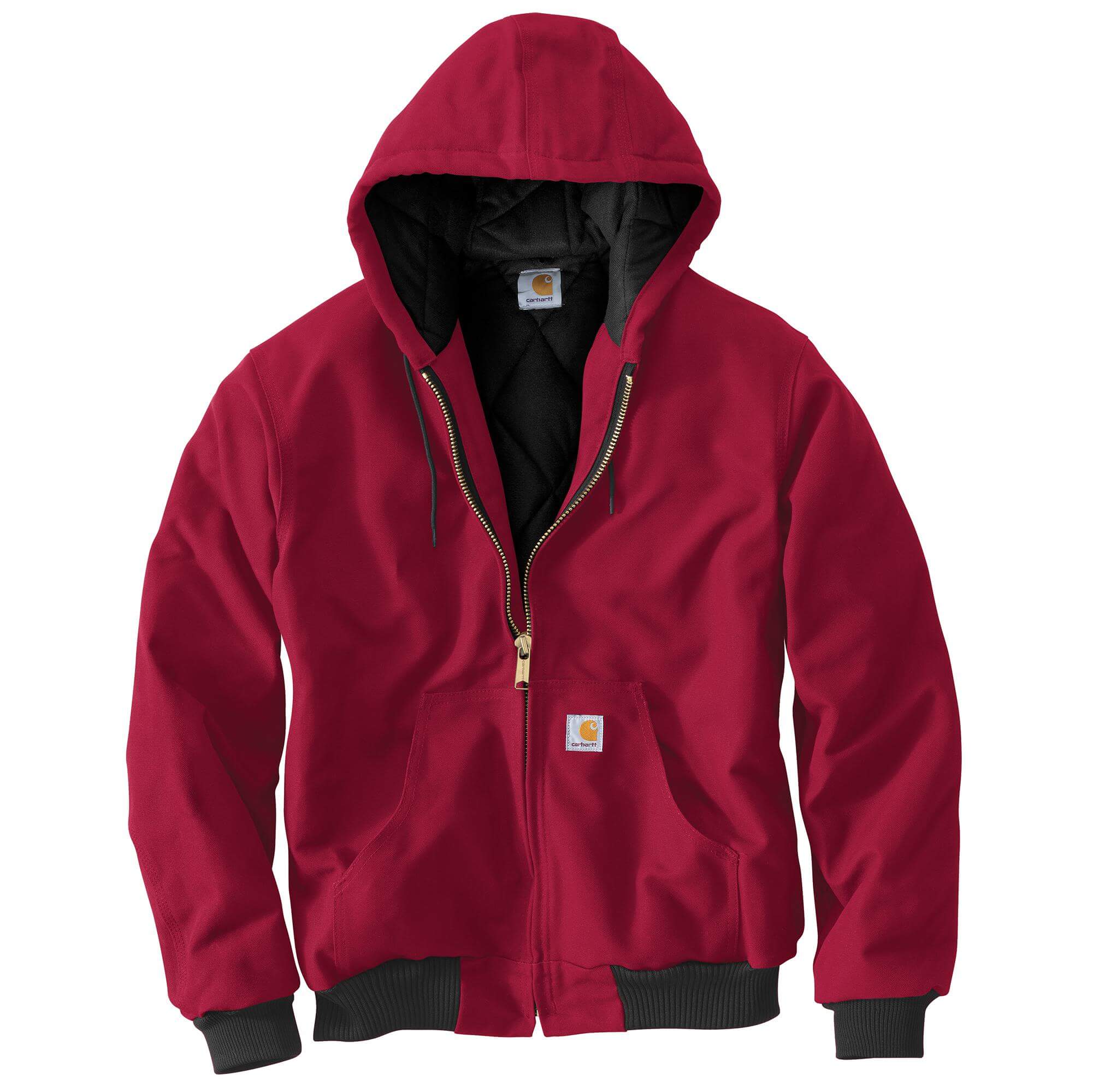 106673 - Carhartt Men's Loose Fit Firm Duck Insulated Flannel-Lined Active Jacket