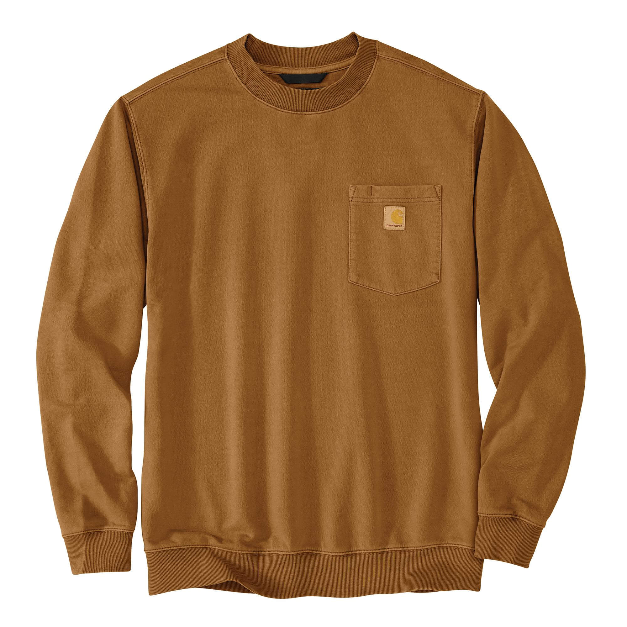 106853 - Men's Carhartt Relaxed Fit Midweight Garment Dye French Terry Crewneck Pocket Sweatshirt