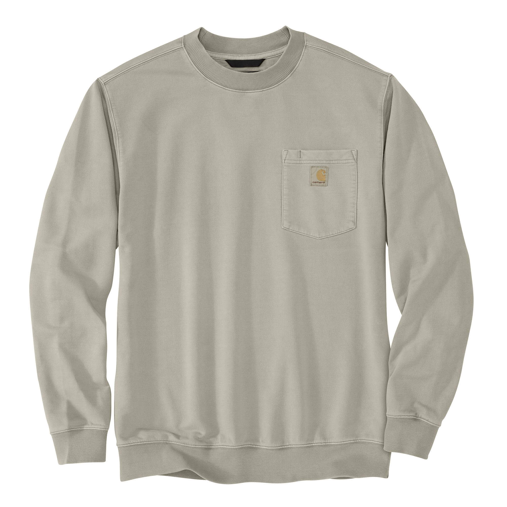 106853 - Carhartt Men's Relaxed Fit Midweight Garment Dye French Terry Crewneck Pocket Sweatshirt