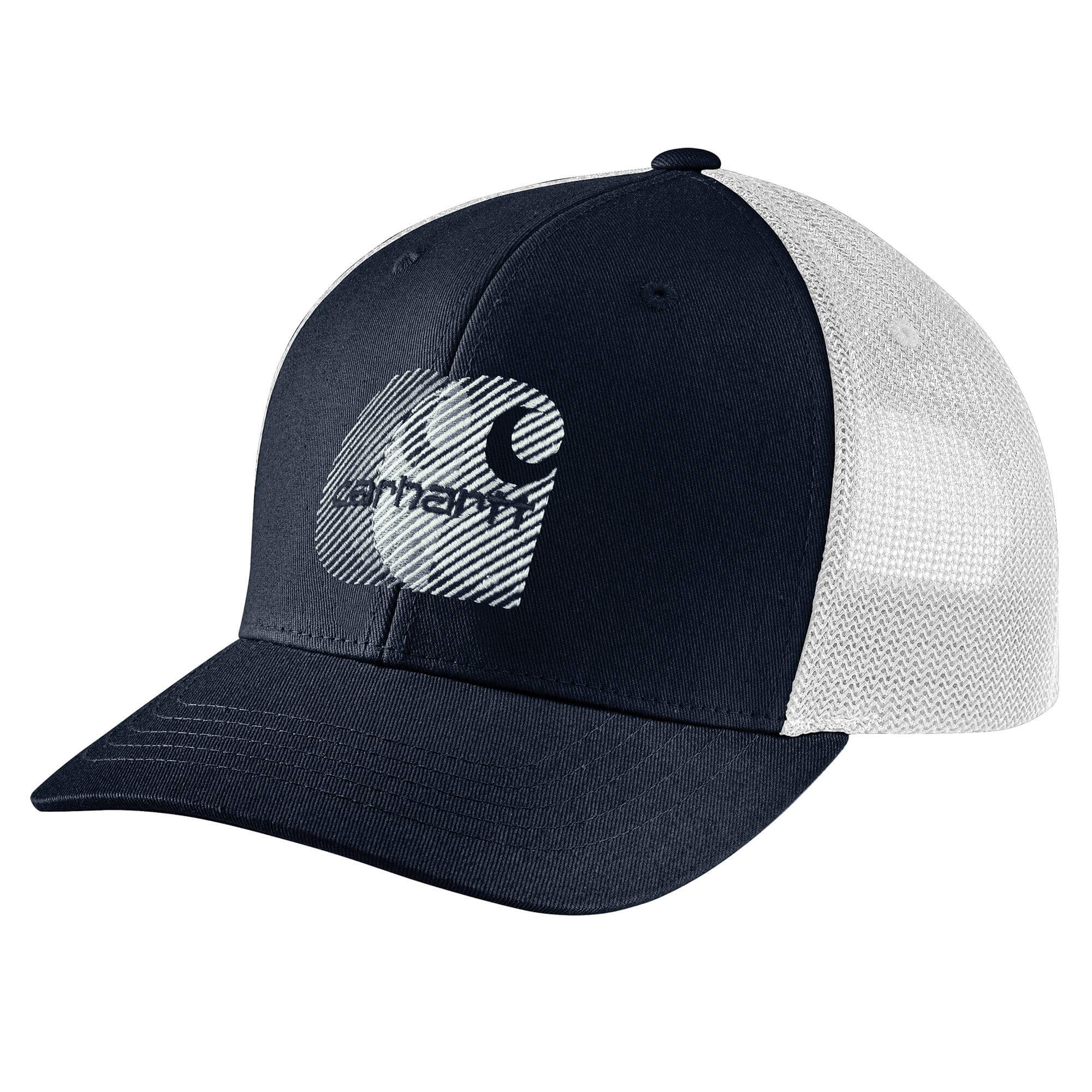 107009 - Carhartt Men's Canvas Meshback Logo Embroidered Cap