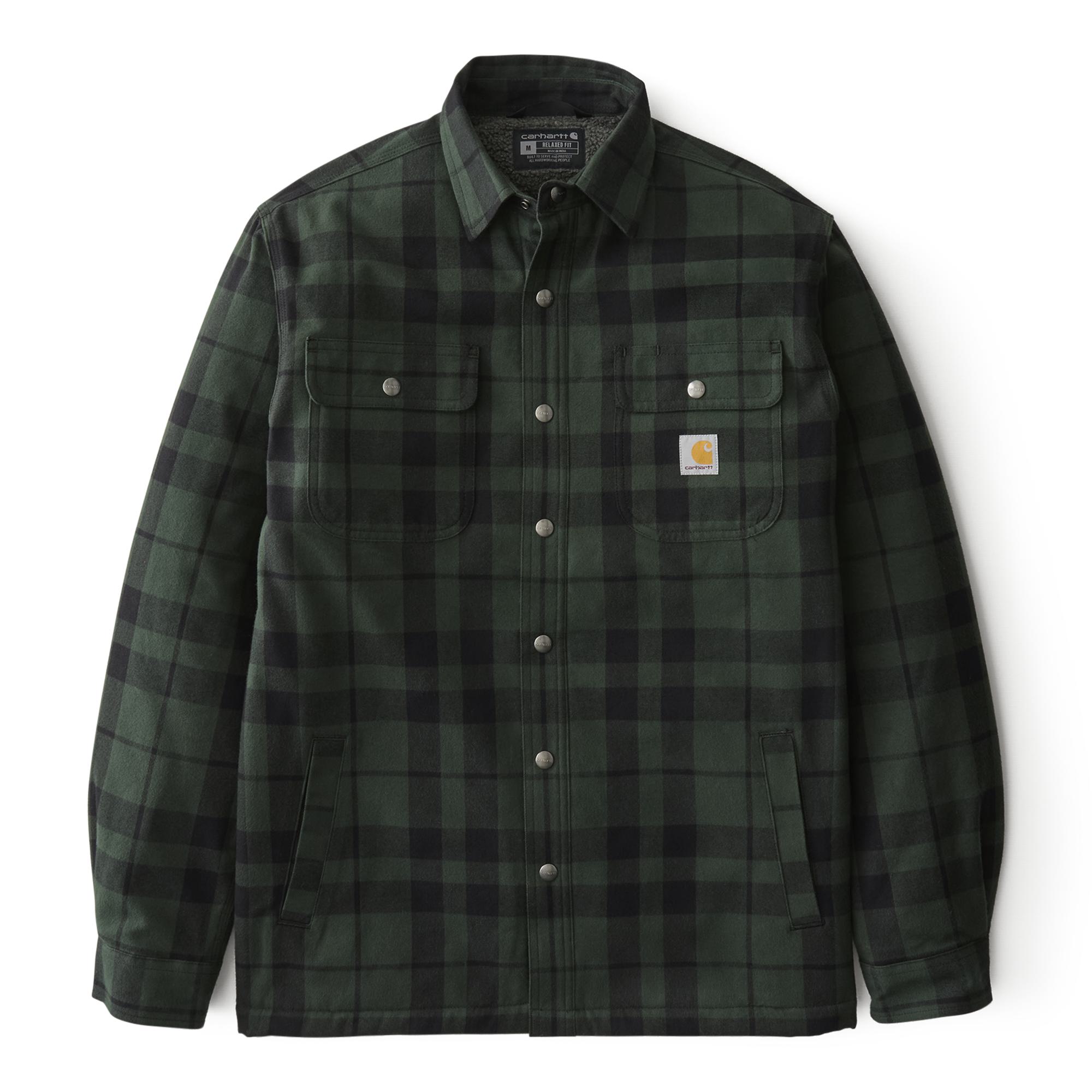 107017 - Carhartt Men's Relaxed Fit Sherpa-Lined Shirt Jac