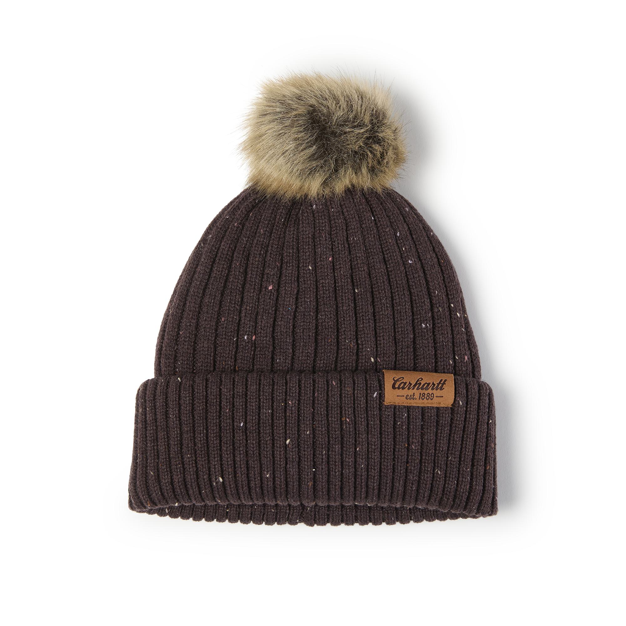 107103 - Carhartt Women's Wool Blend Pom-Pom Beanie