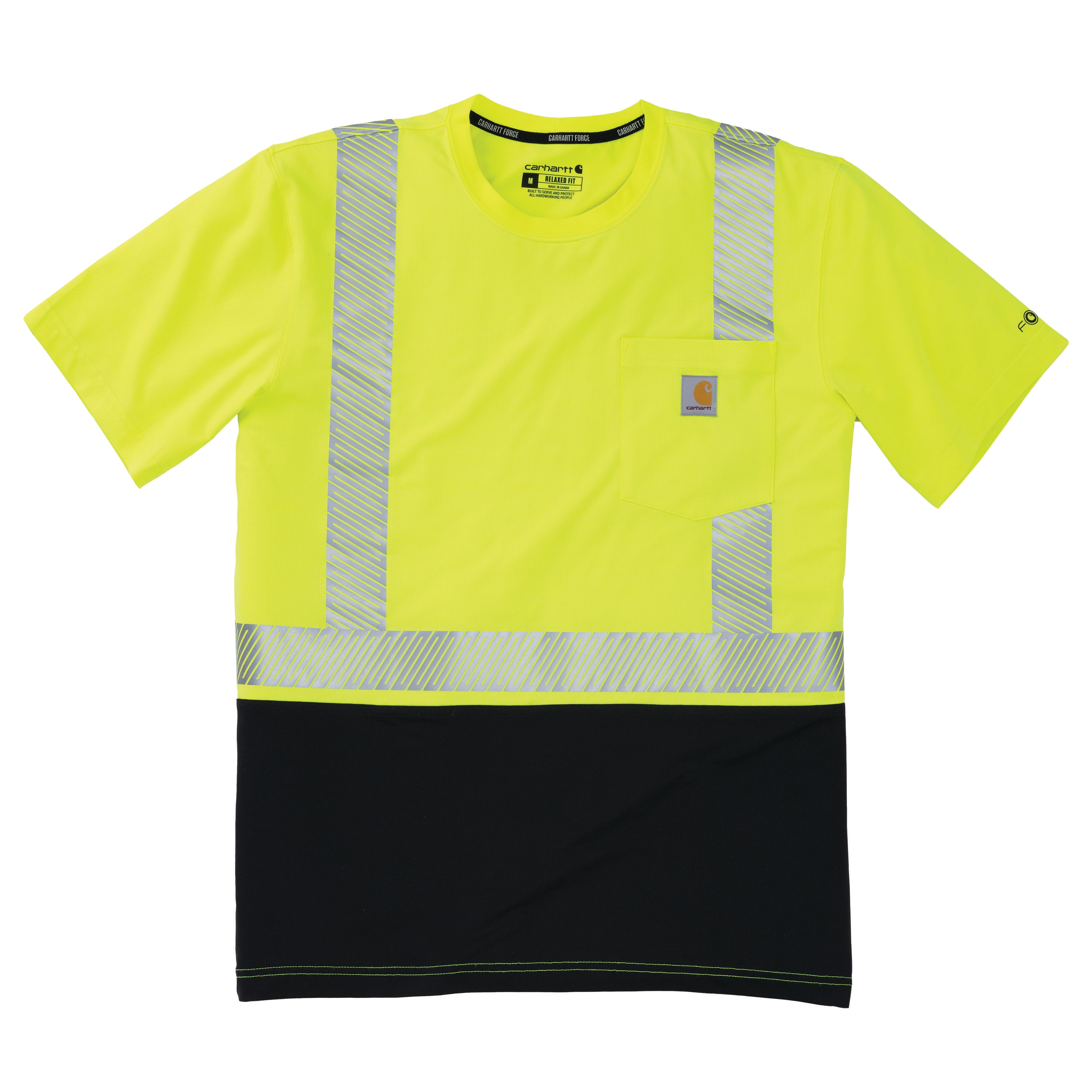 107812 - Carhartt Carhartt Men's High Viz Force Relaxed Class 2 T-Shirt