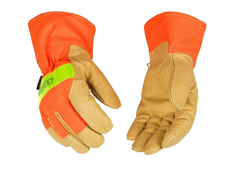 1938KWP - Kinco Lined Grain Pigskin Leather High Visibility