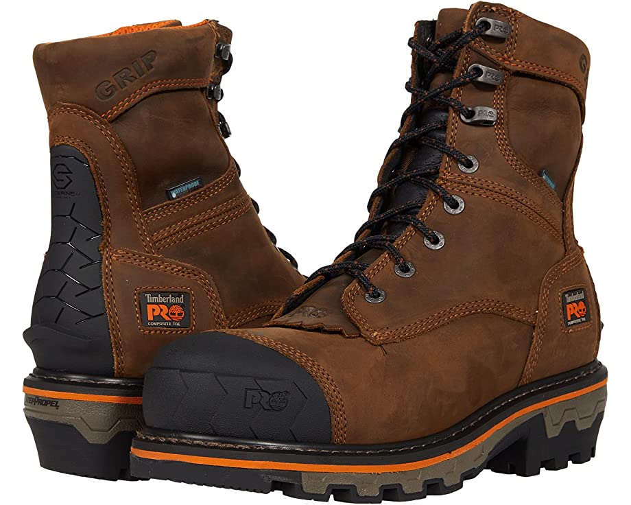 TB0A28SB214 - Timberland Pro Men's Boondock HD Logger Composite Toe Waterproof Work Boot