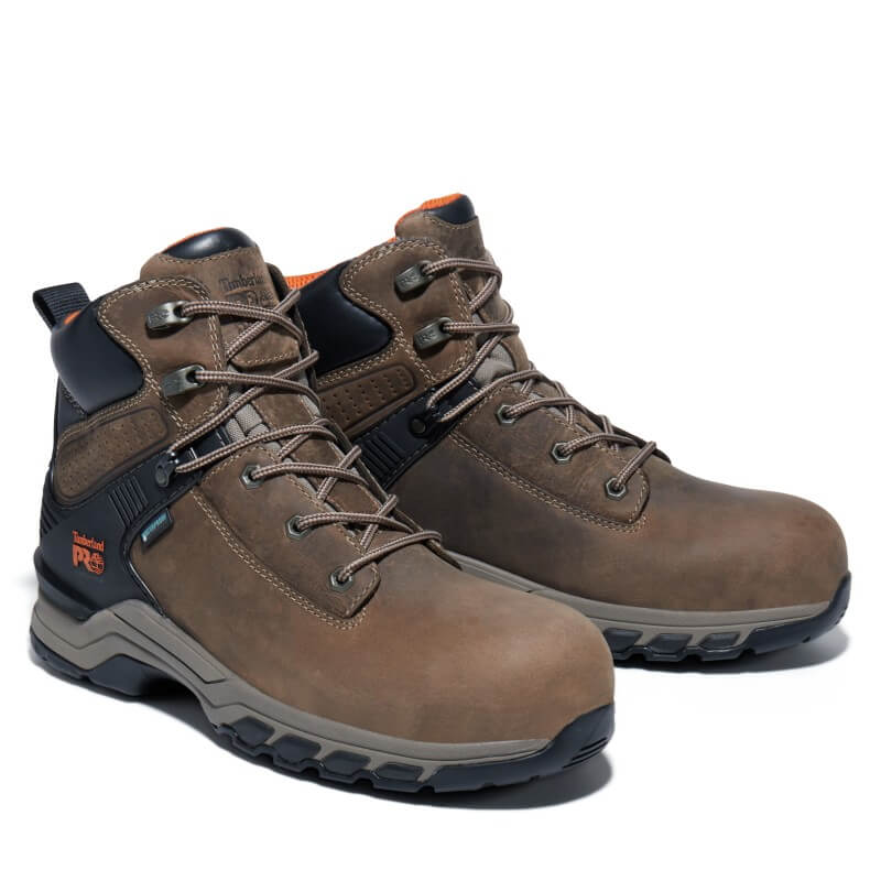 TB0A28AE214 - Timberland Pro Men's Hypercharge 6-inch Composite toe Waterproof Work Toe Boot
