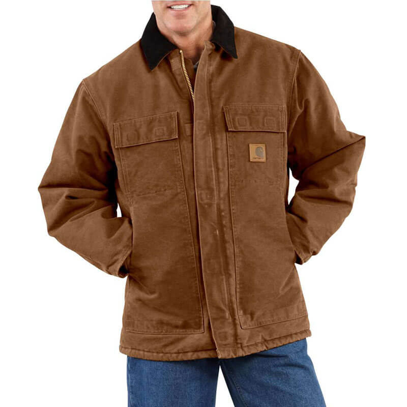 C26 - Carhartt Men's Sandstone Traditional Coat