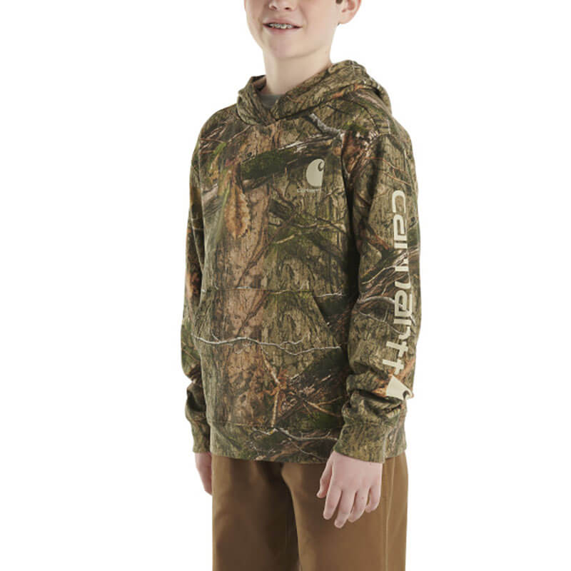 CA6470 - Carhartt Boy's Long-Sleeve Camo Graphic Sweatshirt