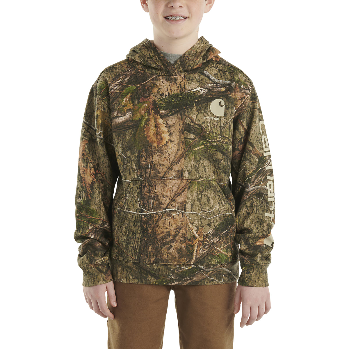 CA6470 - Carhartt Long-Sleeve Camo Graphic Sweatshirt