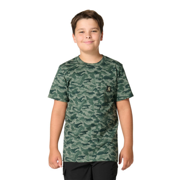 CA6806 - Carhartt Boy's Short-Sleeve Camo Pocket T-Shirt