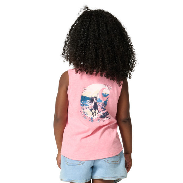 CA7183 - Carhartt Girl's Sleeveless Running Wild T-Shirt