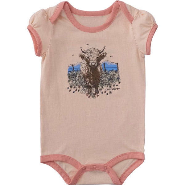 CA7188 - Carhartt Infant Girl's Short-Sleeve Highland Bodysuit