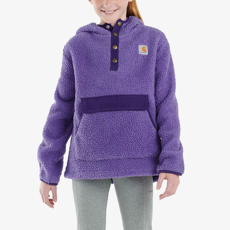 CA9898 - Carhart Kid's Long Sleeve Quarter Snap Sweatshirt