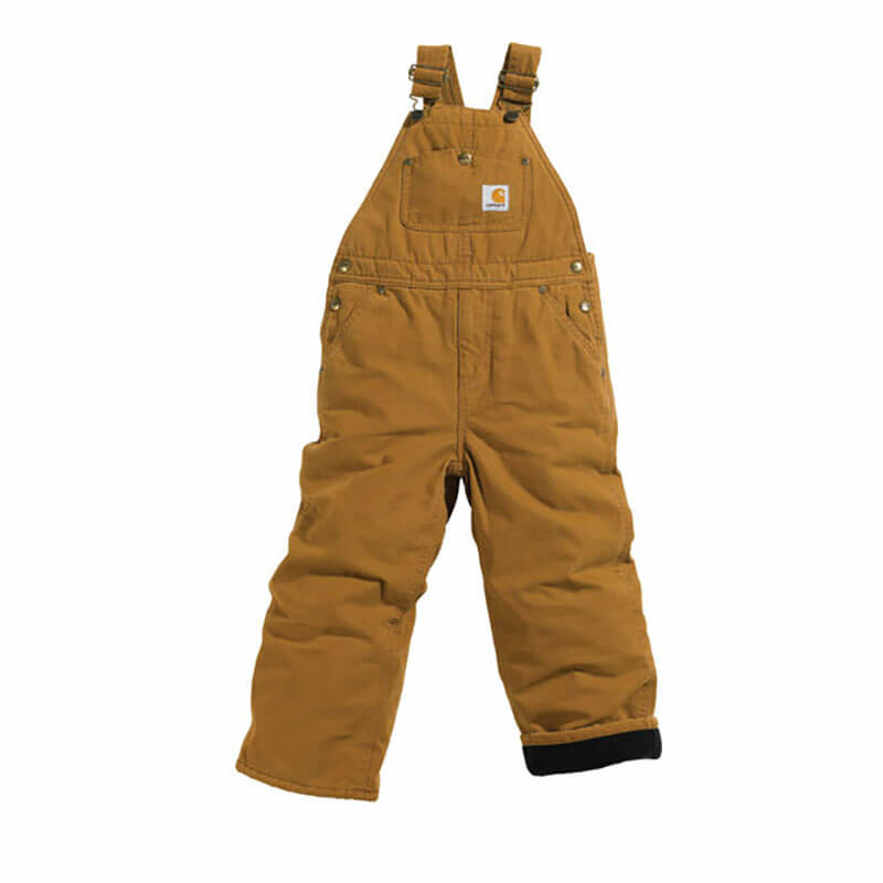 CM8625 - Carhartt Kid's Loose Fit Canvas Insulated Bib Overall