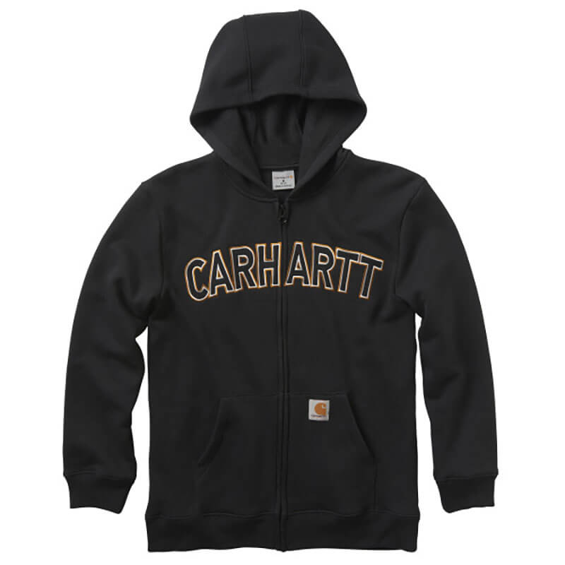 CP8509 - Carhartt Kid's Logo Fleece Full Zip Sweatshirt