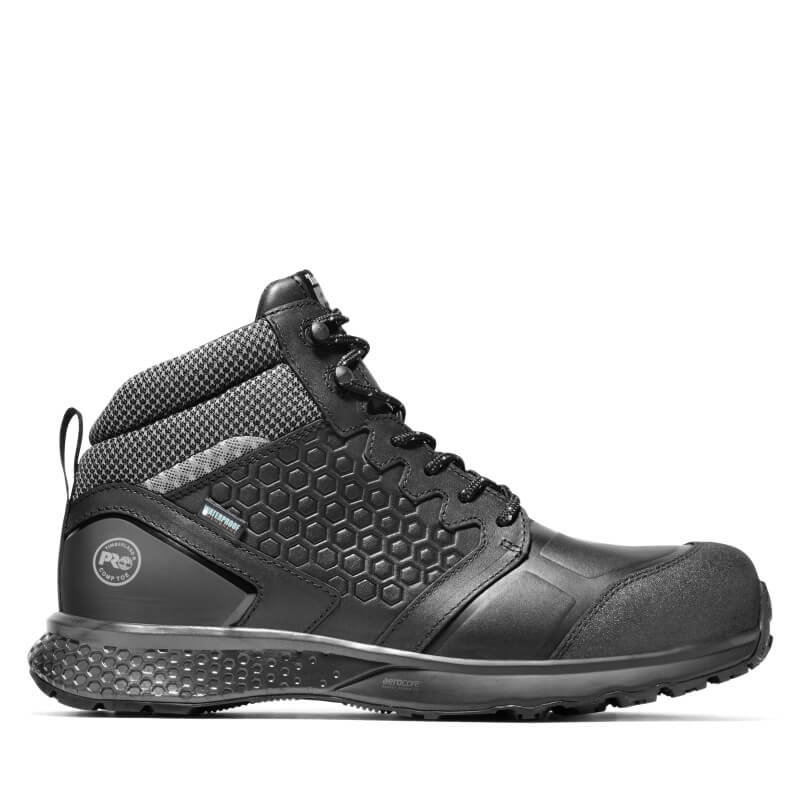 TB0A1ZC9001 - Timberland Pro Men's Reaxion Composite-Toe Waterproof Work Sneaker