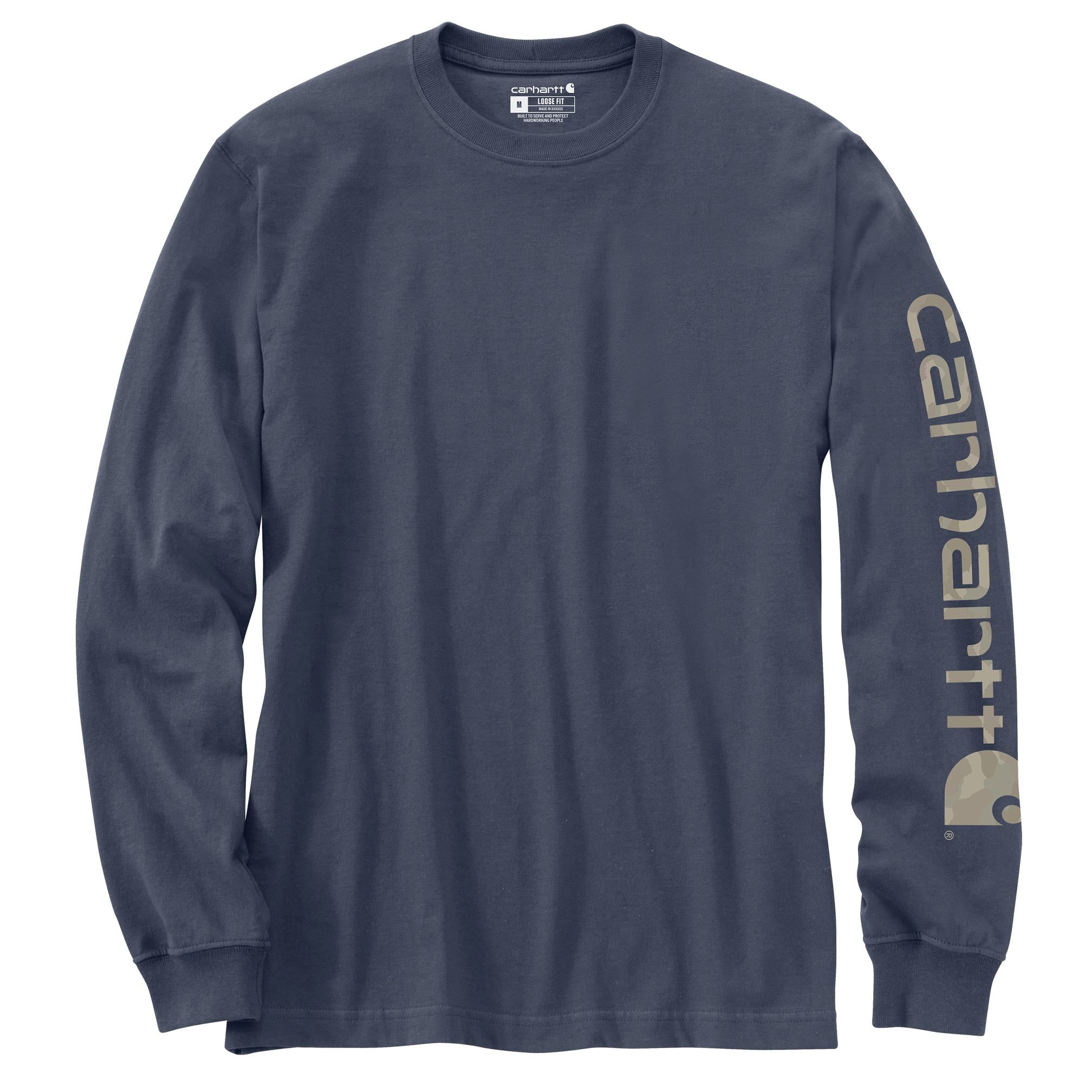 K231 - Carhartt Men's Loose Fit Heavyweight Long-Sleeve Sleeve Graphic T-Shirt