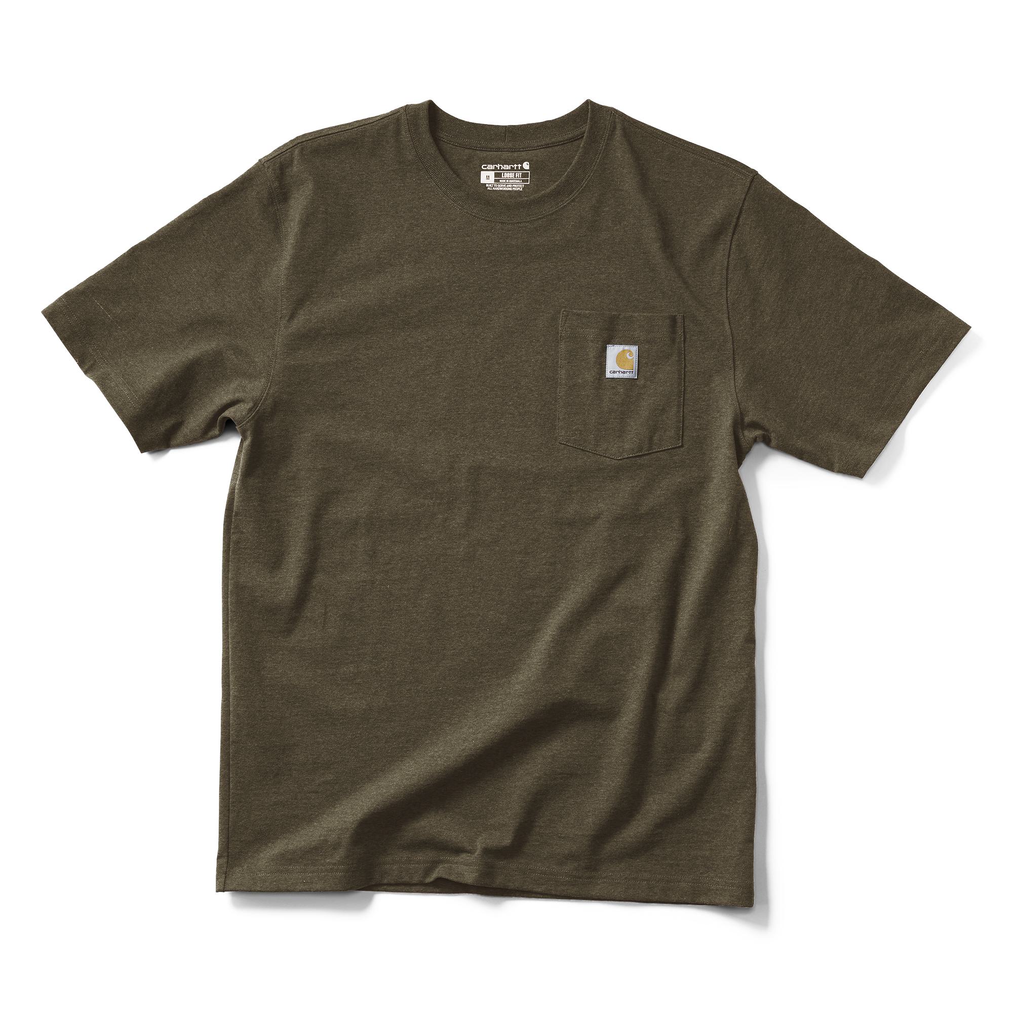 K87 - Carhartt Men's Loose Fit Heavyweight Short-Sleeve Pocket T-Shirt