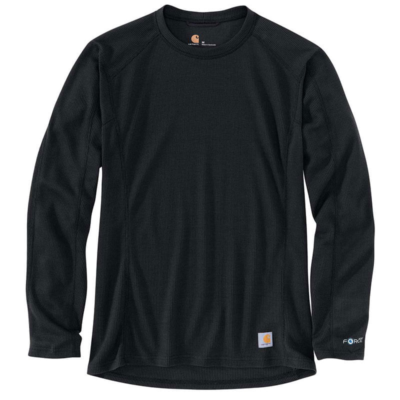 UMO113 - Carhartt Men's FORCE® Midweight Waffle Base Layer Crewneck Top