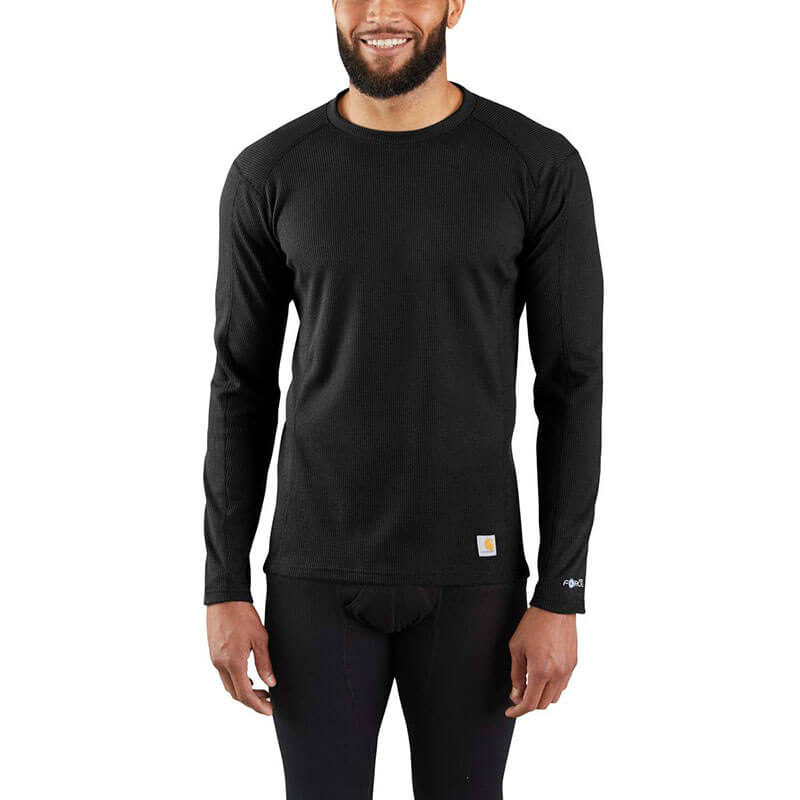 UMO113 - Carhartt Men's FORCE® Midweight Waffle Base Layer Crewneck Top